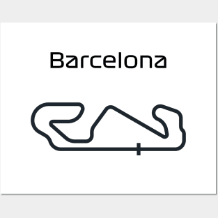 F1 barcelona track design Posters and Art